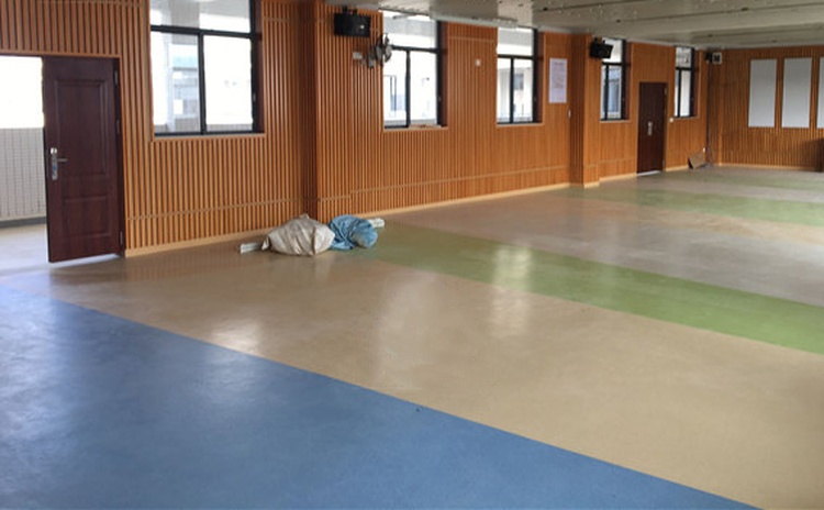 湖北黃石學校舞蹈室槽木吸音板聲學工程