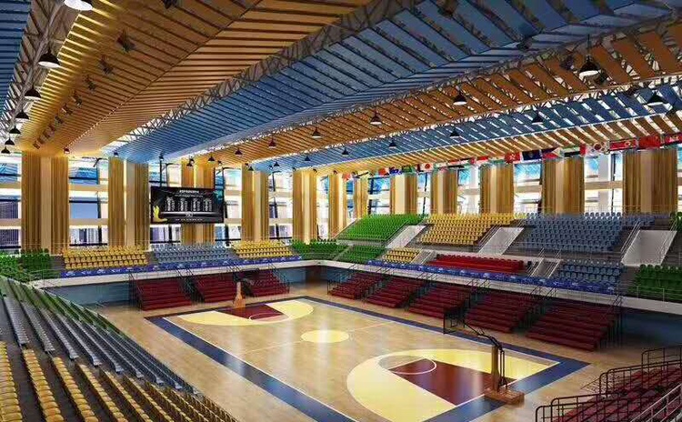 四川內(nèi)江體育館空間吸聲體聲學(xué)工程