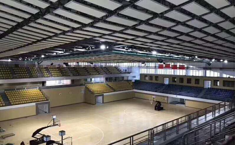 河南安陽籃球館空間吸聲體聲學(xué)工程